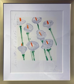 Original  "Lilies" by Donald Sultan