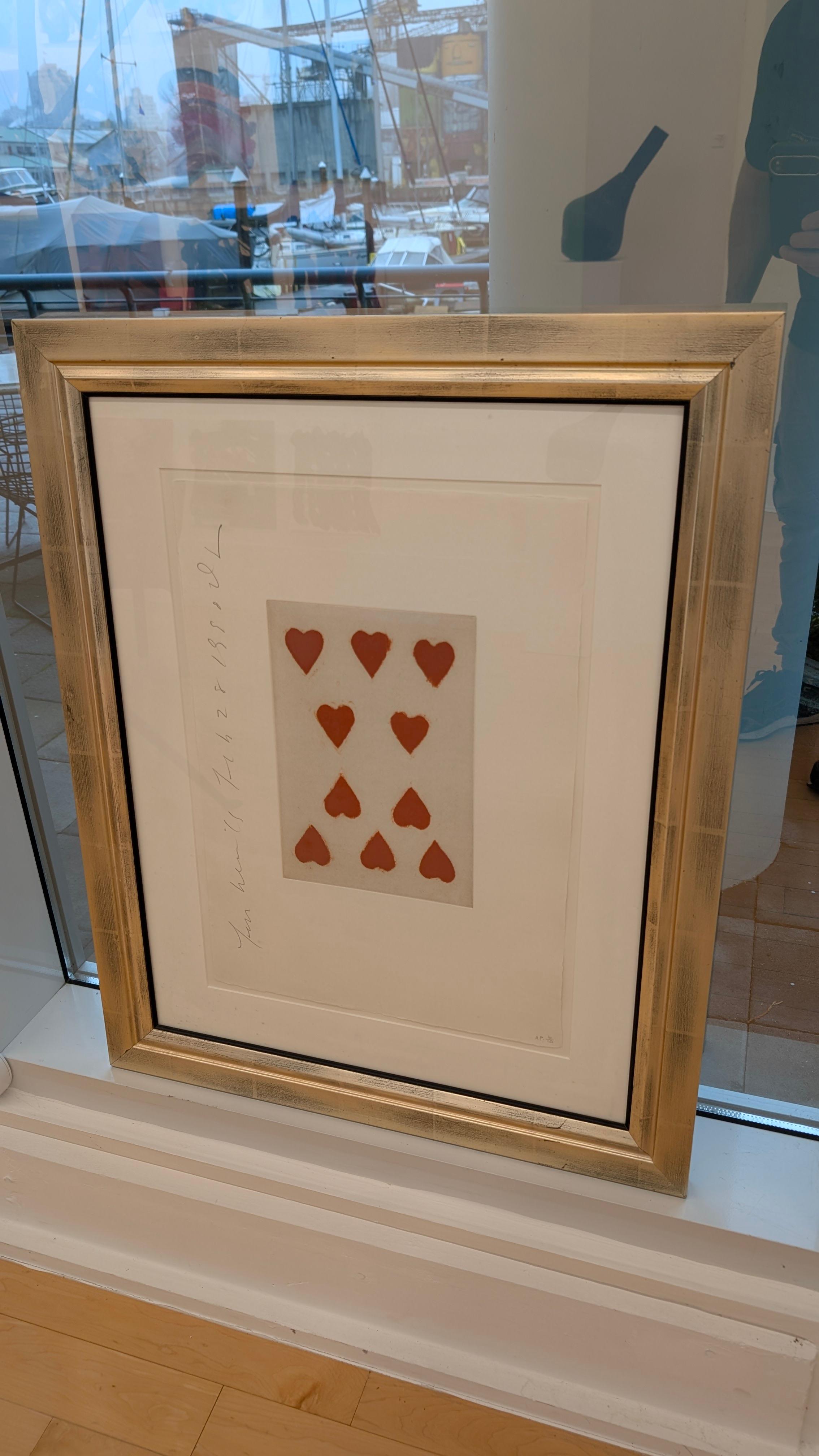 Playing Cards (10 of Hearts) For Sale 1