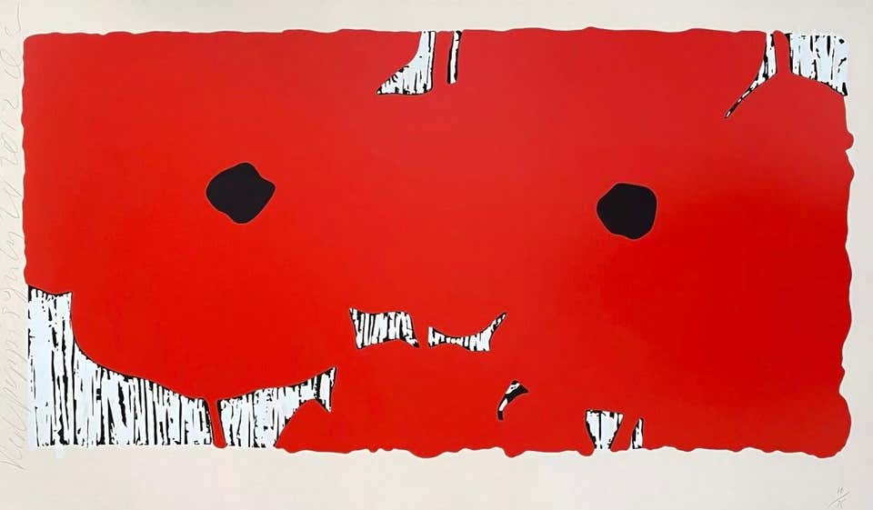 Red Poppies, Donald Sultan