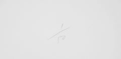 Red Trumpet, Signed Minimalist Aquatint Etching by Donald Sultan