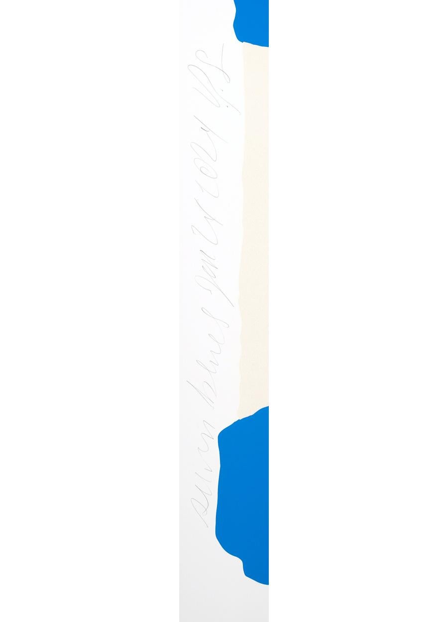 Siete Azules, 24 de enero de 2024 - Print de Donald Sultan