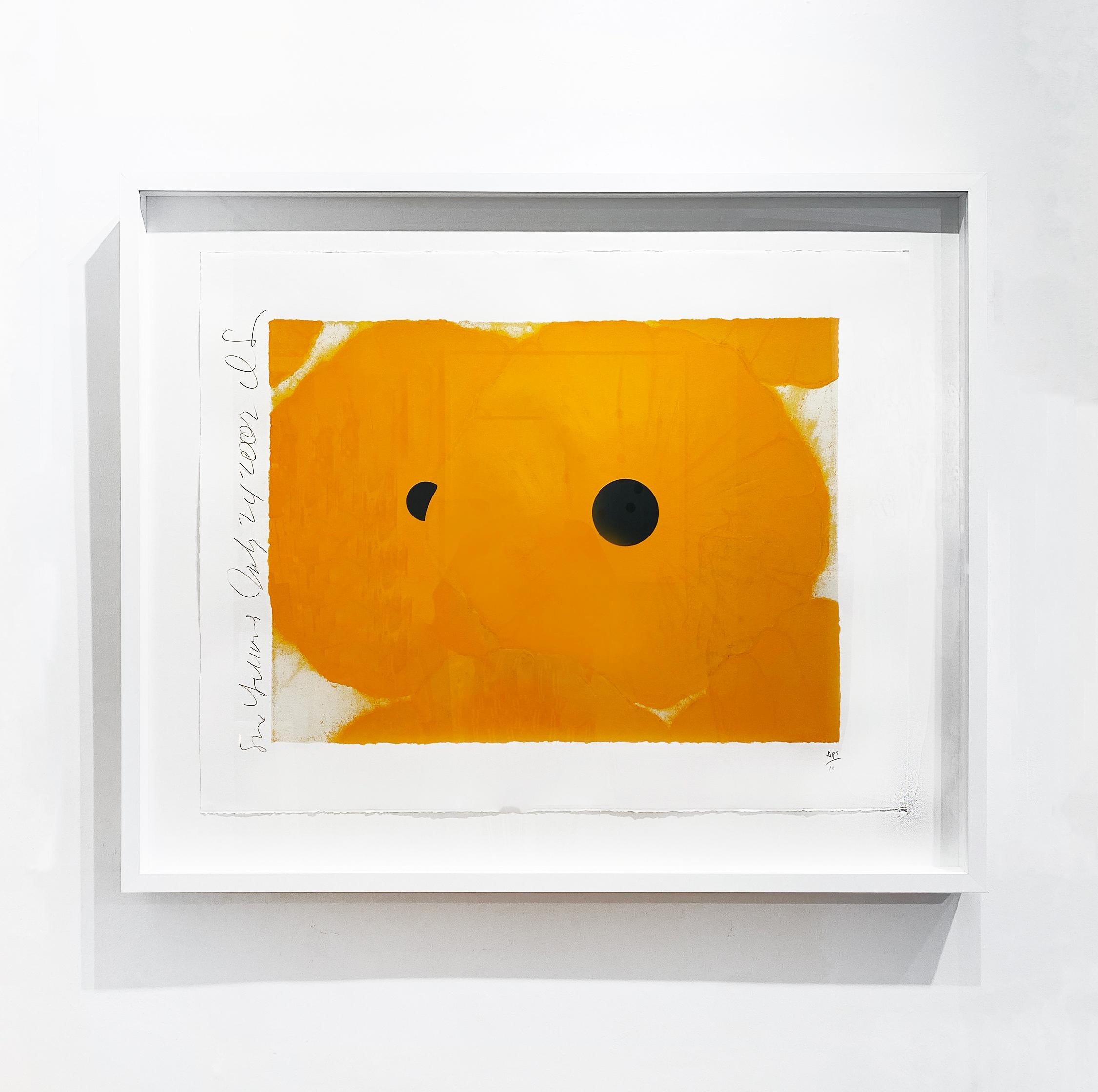Six Yellows - Contemporary Print by Donald Sultan