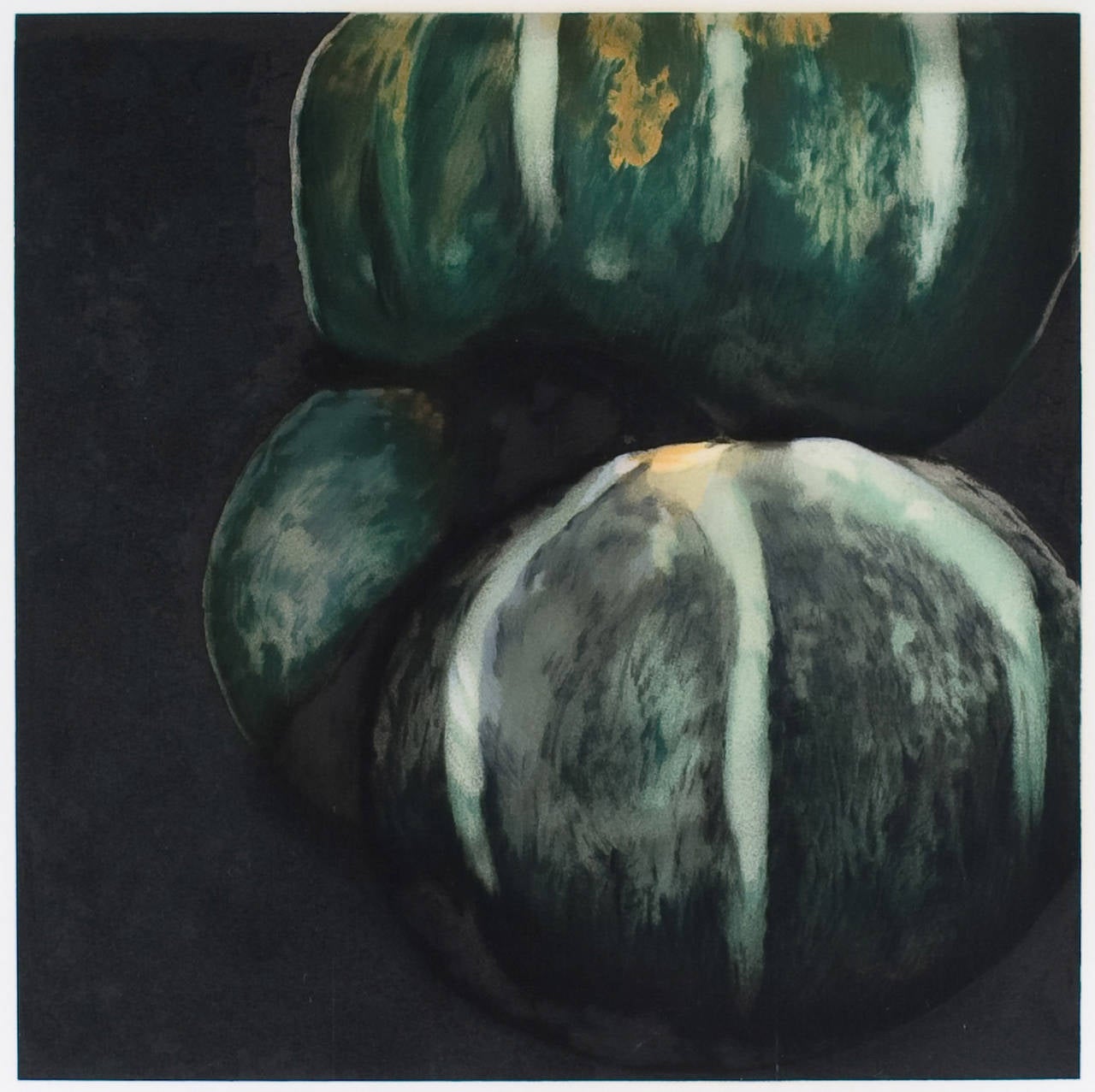 Donald Sultan Print - Squash from "Fruits and Flowers" 