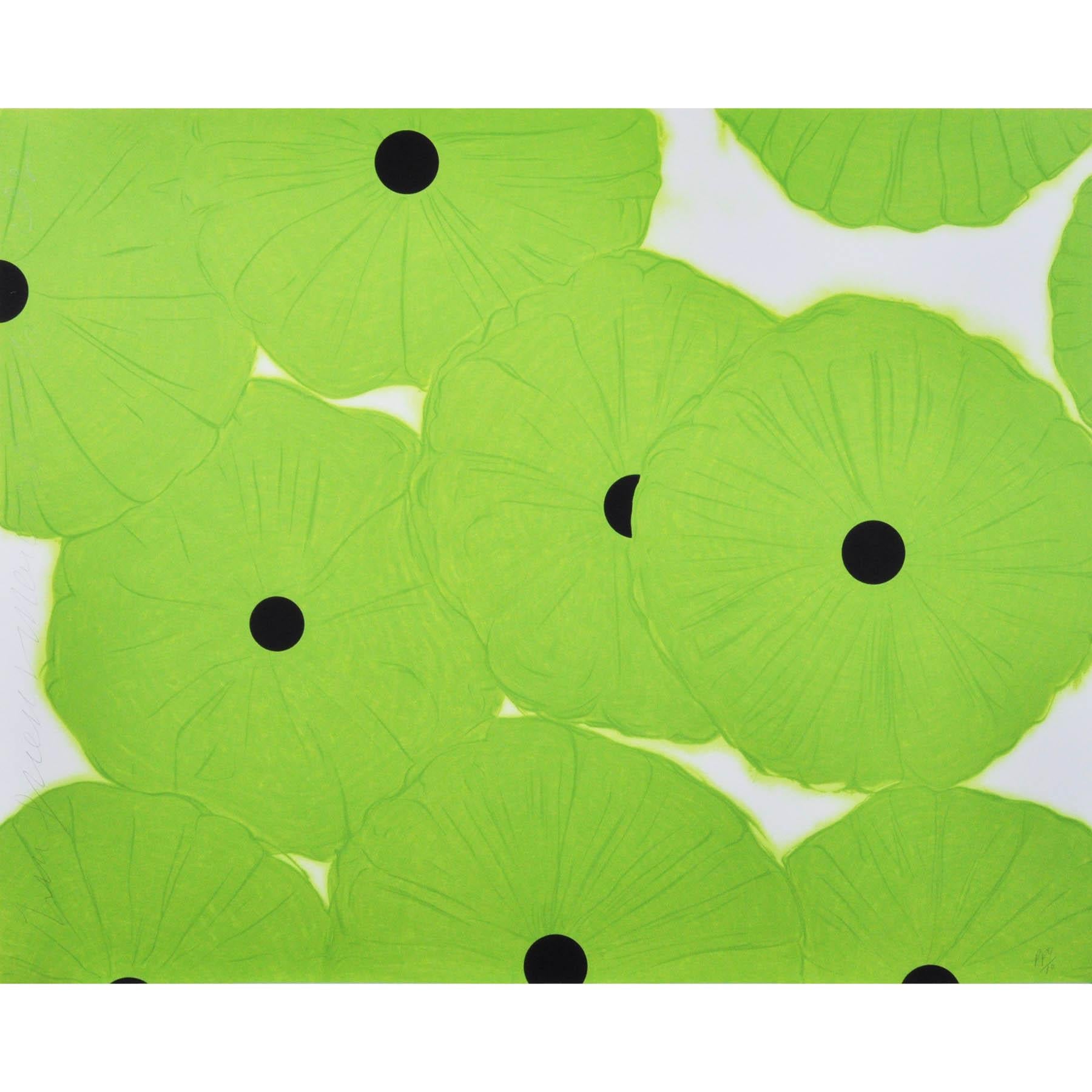Donald Sultan Figurative Print - Ten Greens - Contemporary, 21st Century, Silkscreen, Limited Edition, Green