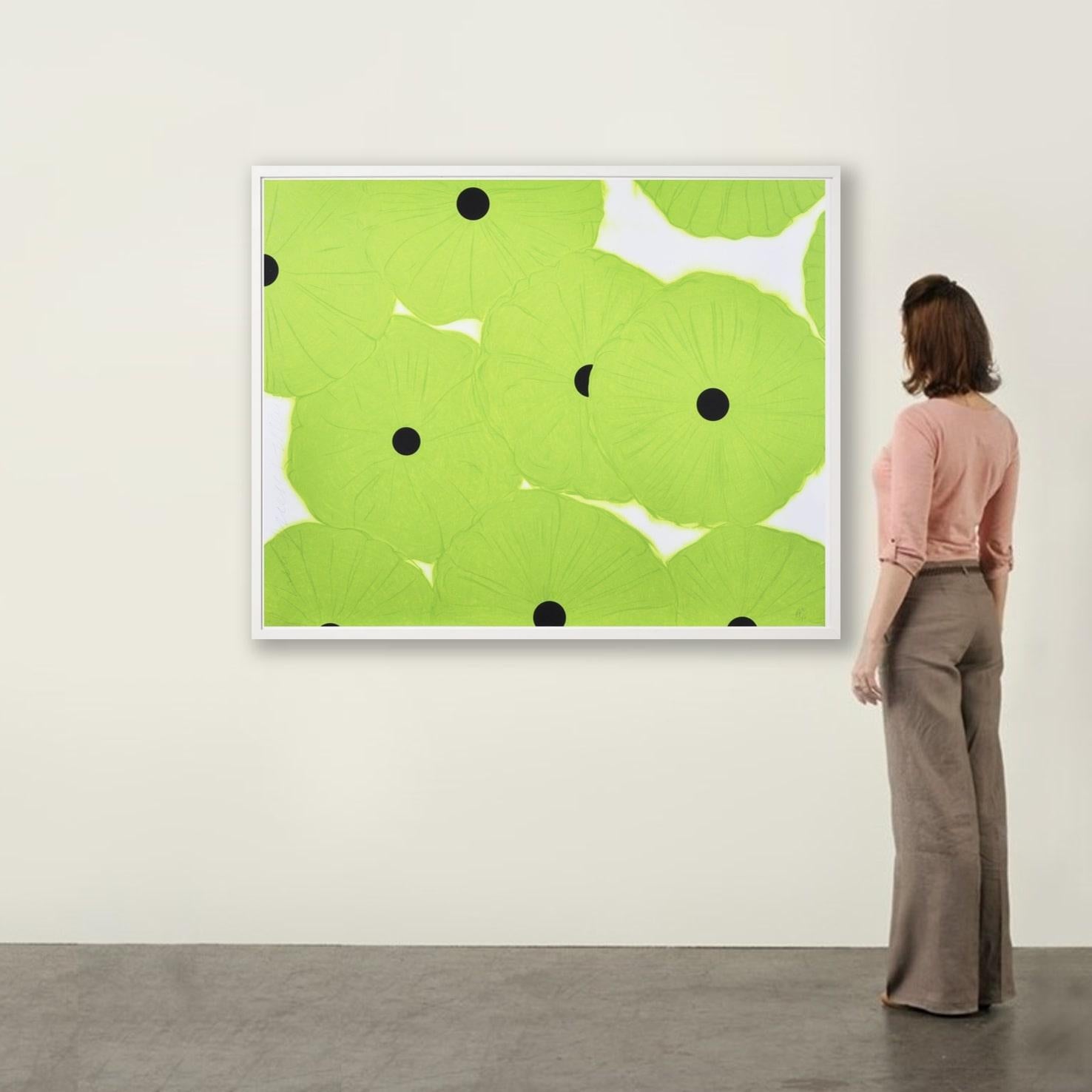 Ten Greens - Contemporary, 21st Century, Silkscreen, Limited Edition, Green 2