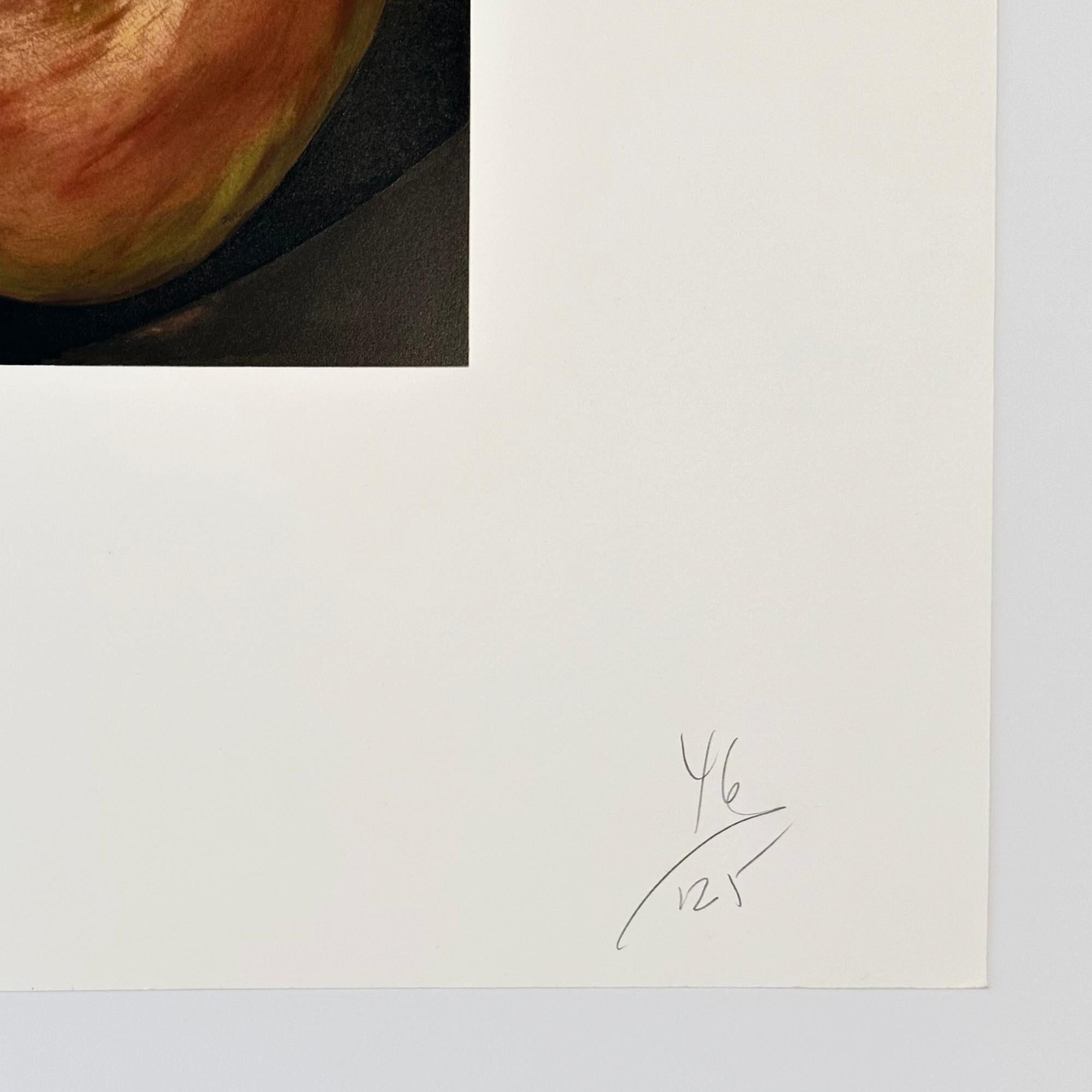 Two Pears, a Lemon and a Egg - Contemporary Print by Donald Sultan