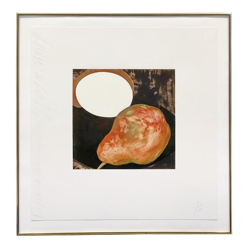 Deux poires, un citron et un œuf provenant de fruits et de fleurs III - Contemporain Print par Donald Sultan