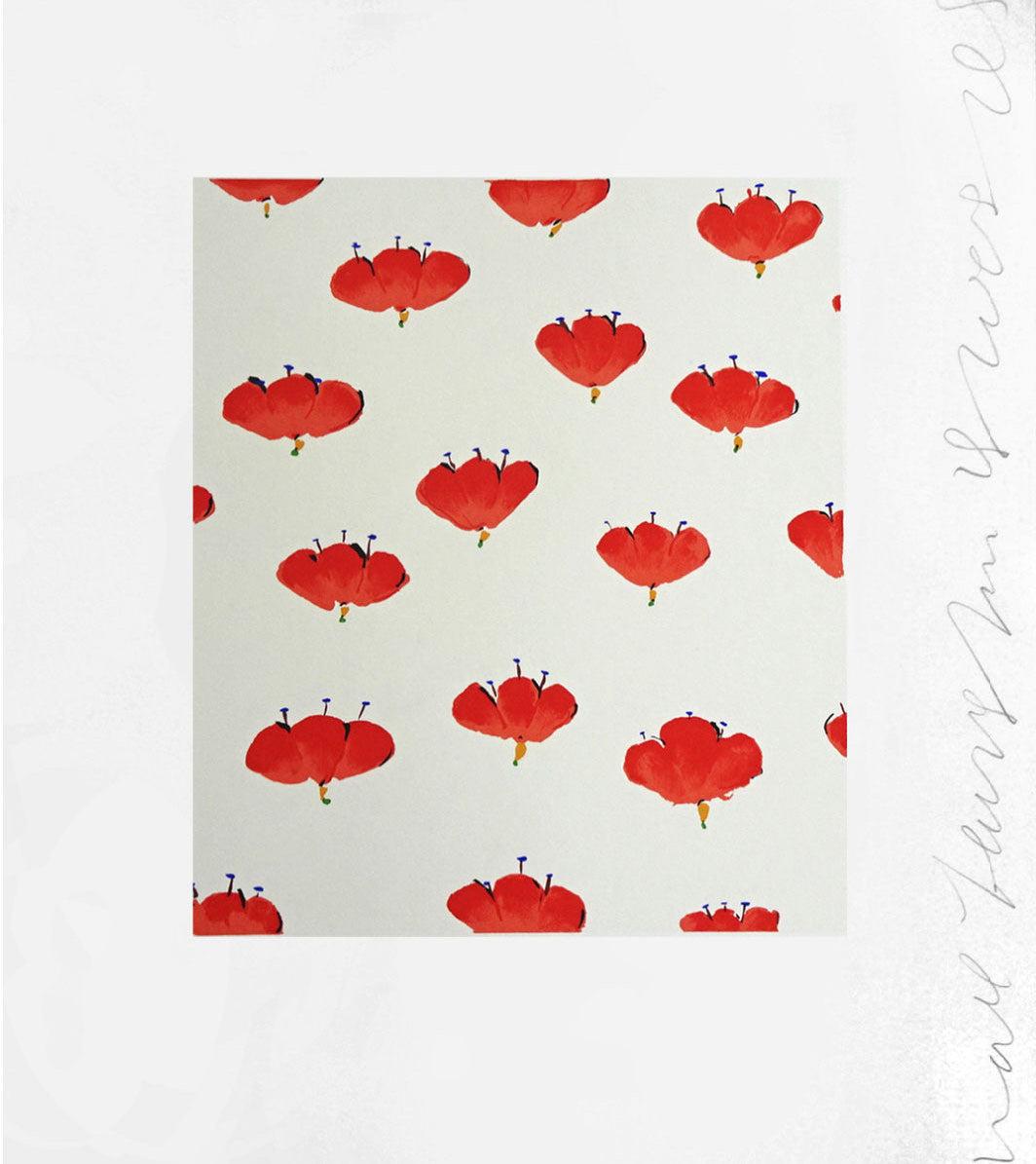 Alhelí 21 - Still-Life Print Beige de Donald Sultan