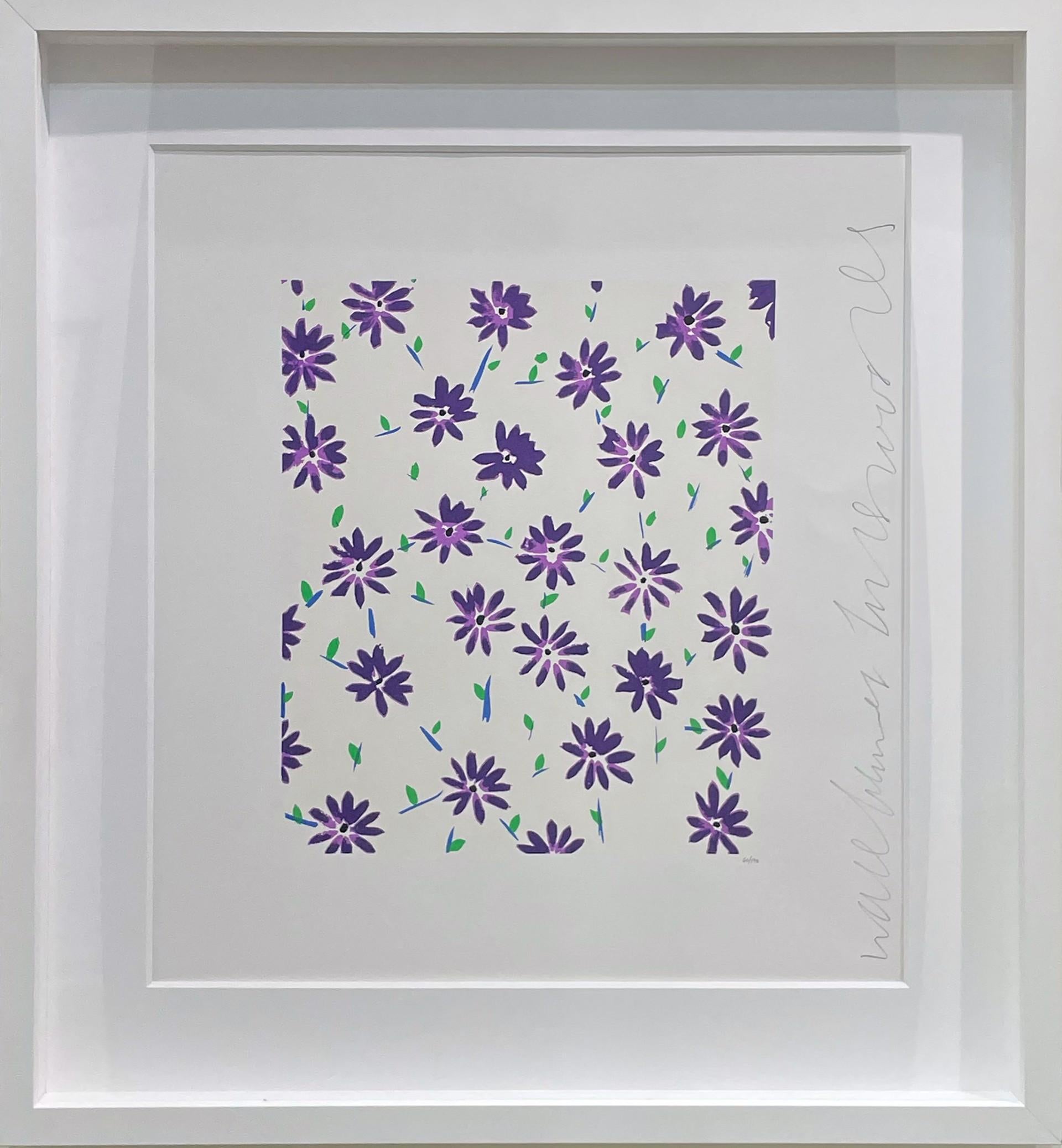 Donald Sultan Figurative Print - Wallflower 22