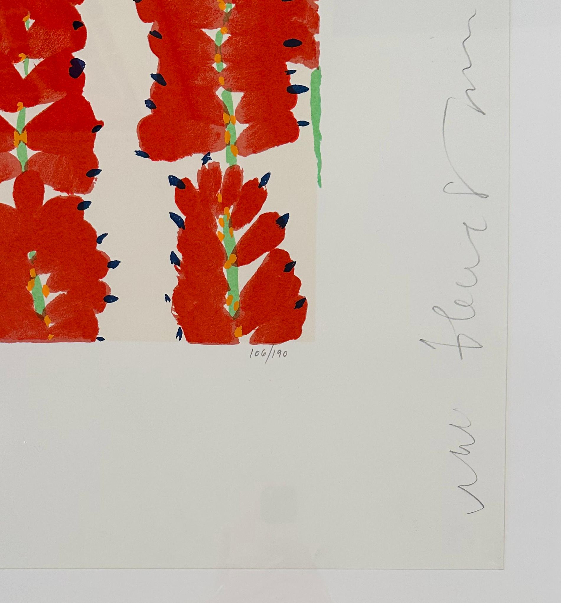 Alhelí 26 - Print Contemporáneo de Donald Sultan