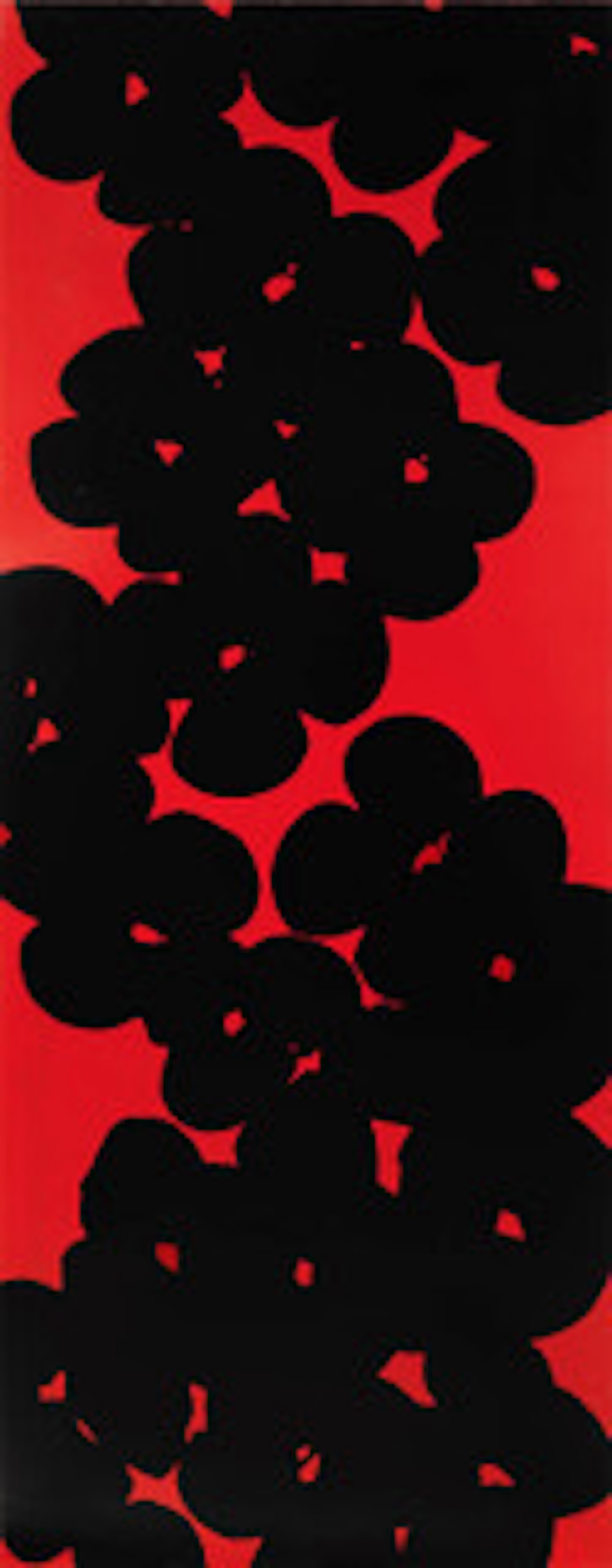 Wallflowers (Black on Red)