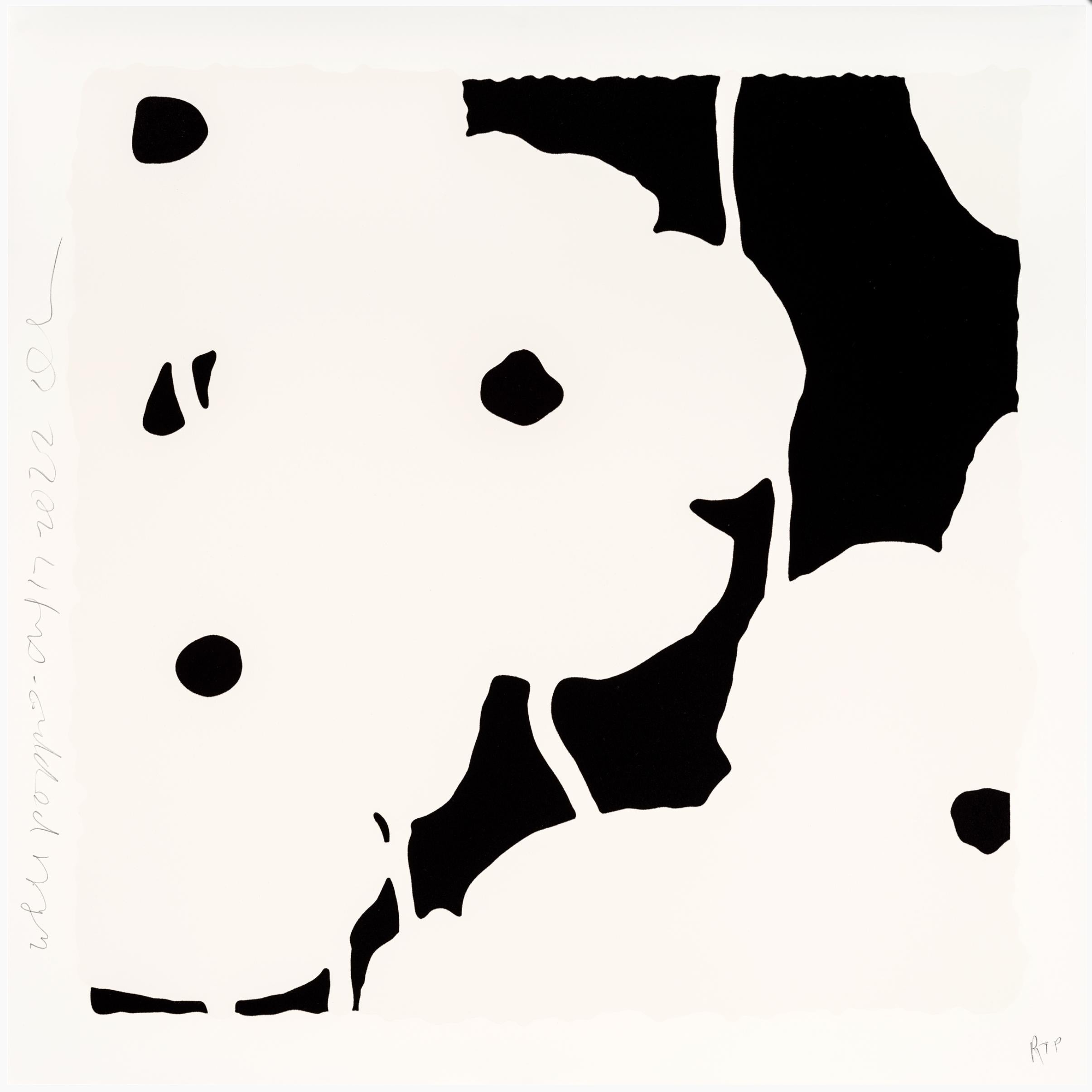 Still-Life Print de Donald Sultan - Amapolas blancas, 17 de agosto de 2022