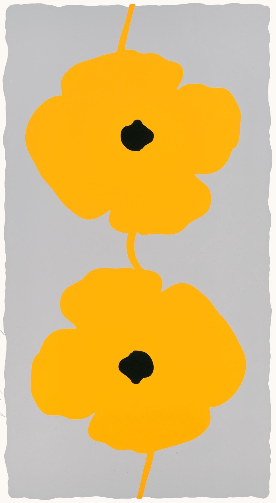 Yellow Double Poppies