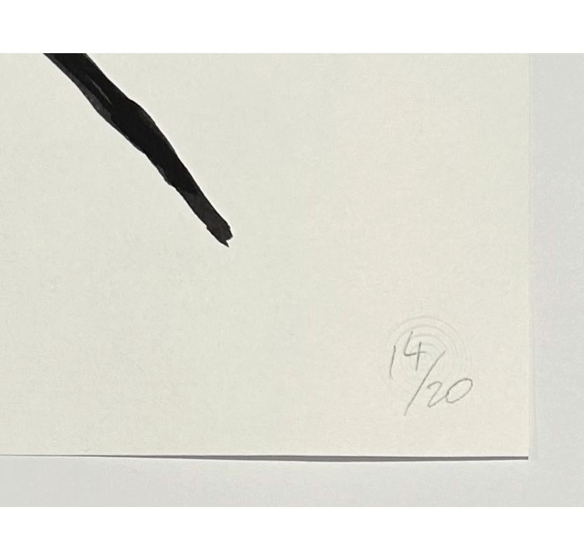 Yellow Freesia, June 13, 2024 (Grau), Print, von Donald Sultan