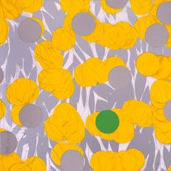 Yellow Mimosa with Green