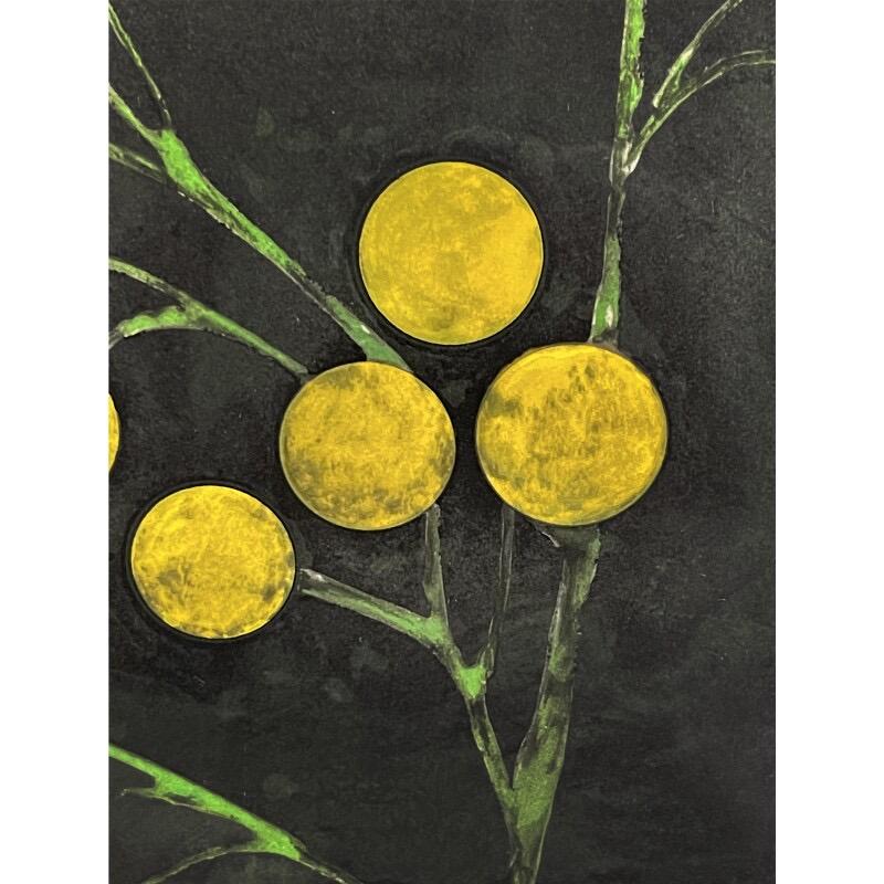 Yellow Peppers from Fruits and Flowers III, 95/125 - Contemporary Print by Donald Sultan