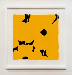 Donald Sultan "Yellow Poppies, Aug. 17, 2022" Floral Print