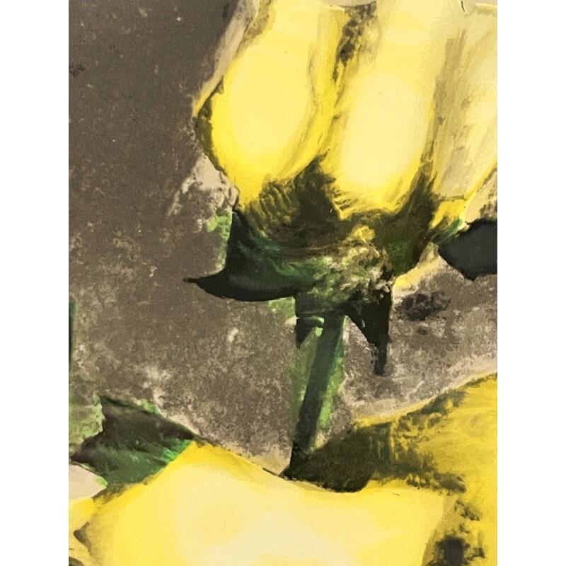 Rosas amarillas de frutas y flores III 68/125 - Print Minimalista de Donald Sultan