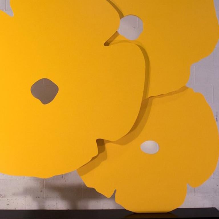 Big Yellow Poppies, 2015 - Sculpture by Donald Sultan