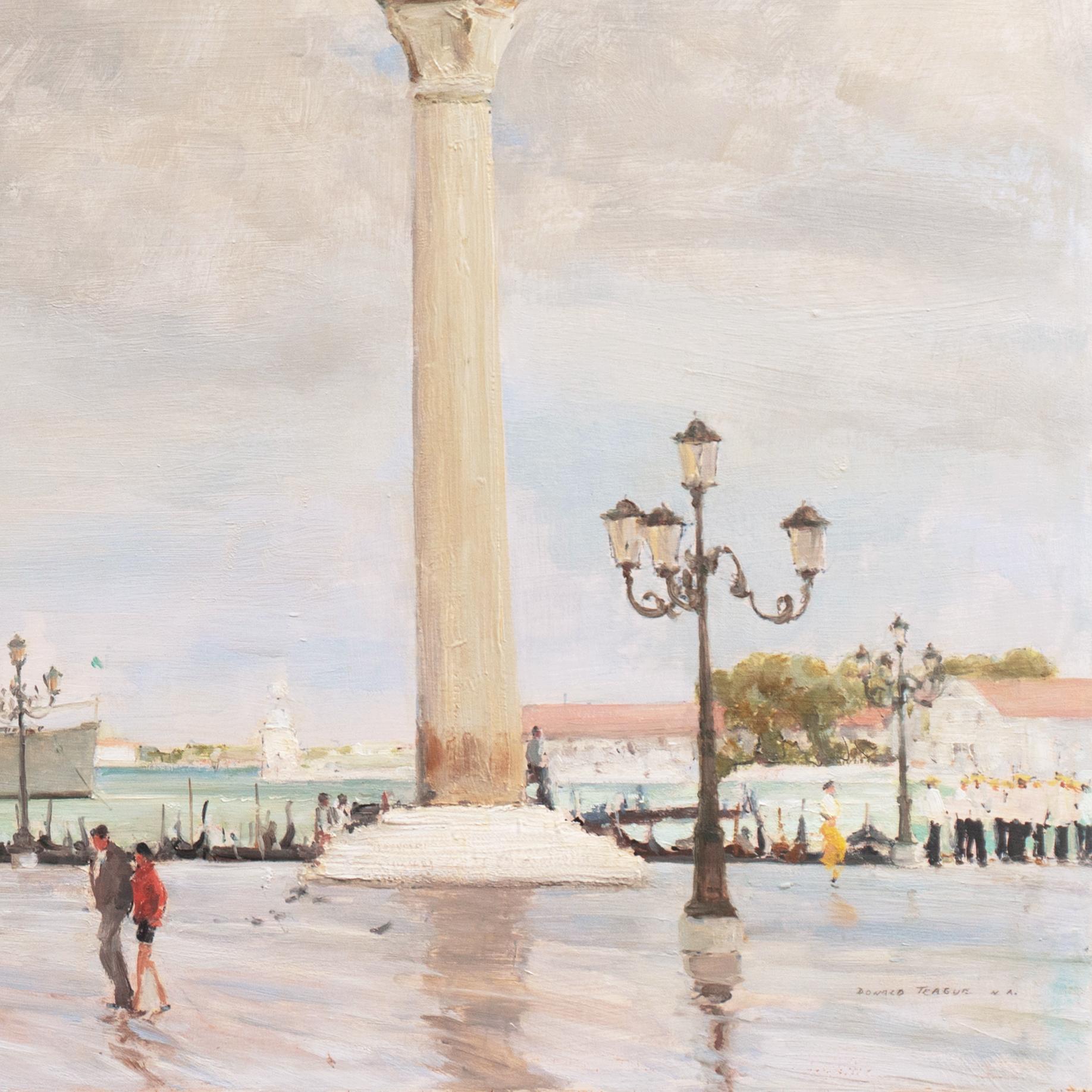 'After the Rain, Venice', National Academy, Metropolitan Museum, AWS, NWS, ASL For Sale 3