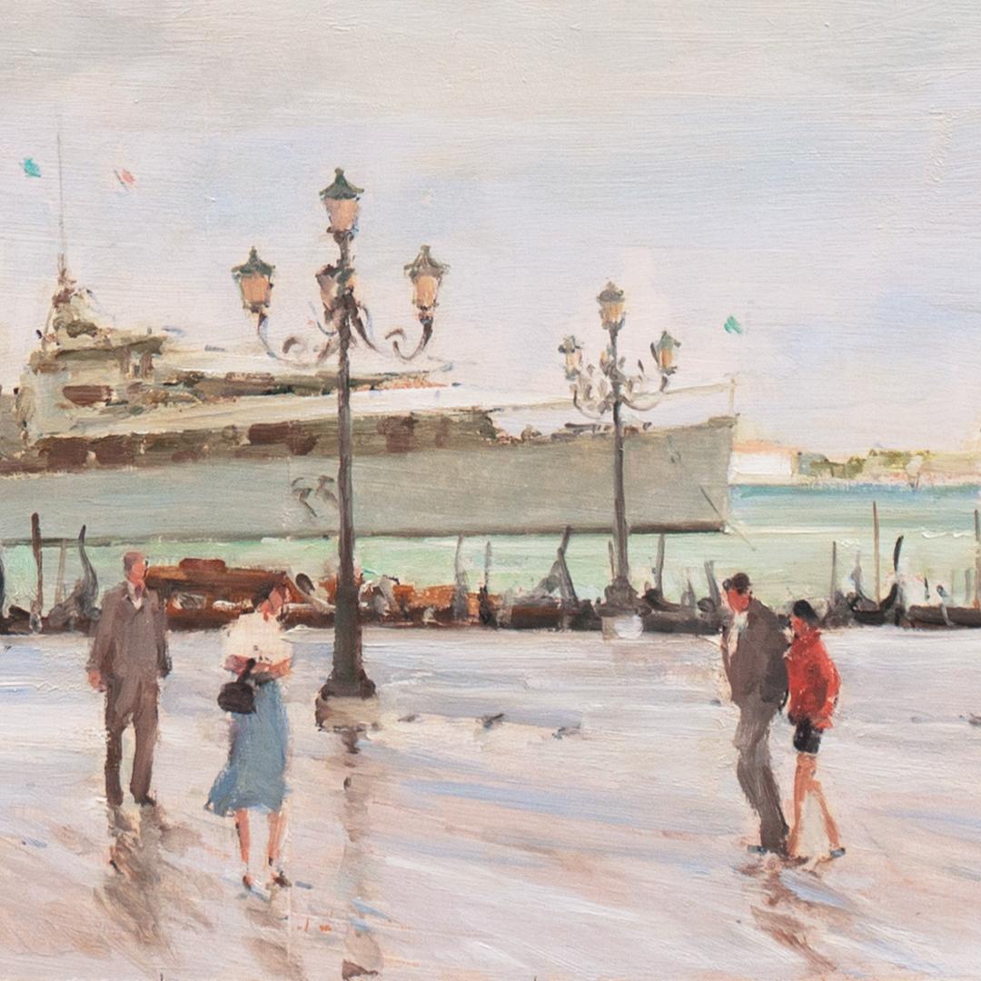 'After the Rain, Venice', National Academy, Metropolitan Museum, AWS, NWS, ASL For Sale 2