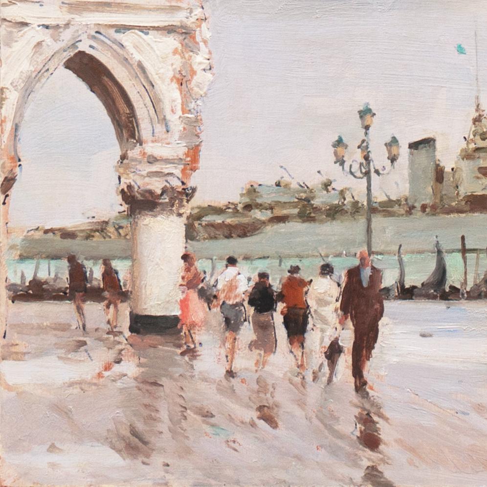 'After the Rain, Venice', National Academy, Metropolitan Museum, AWS, NWS, ASL For Sale 3