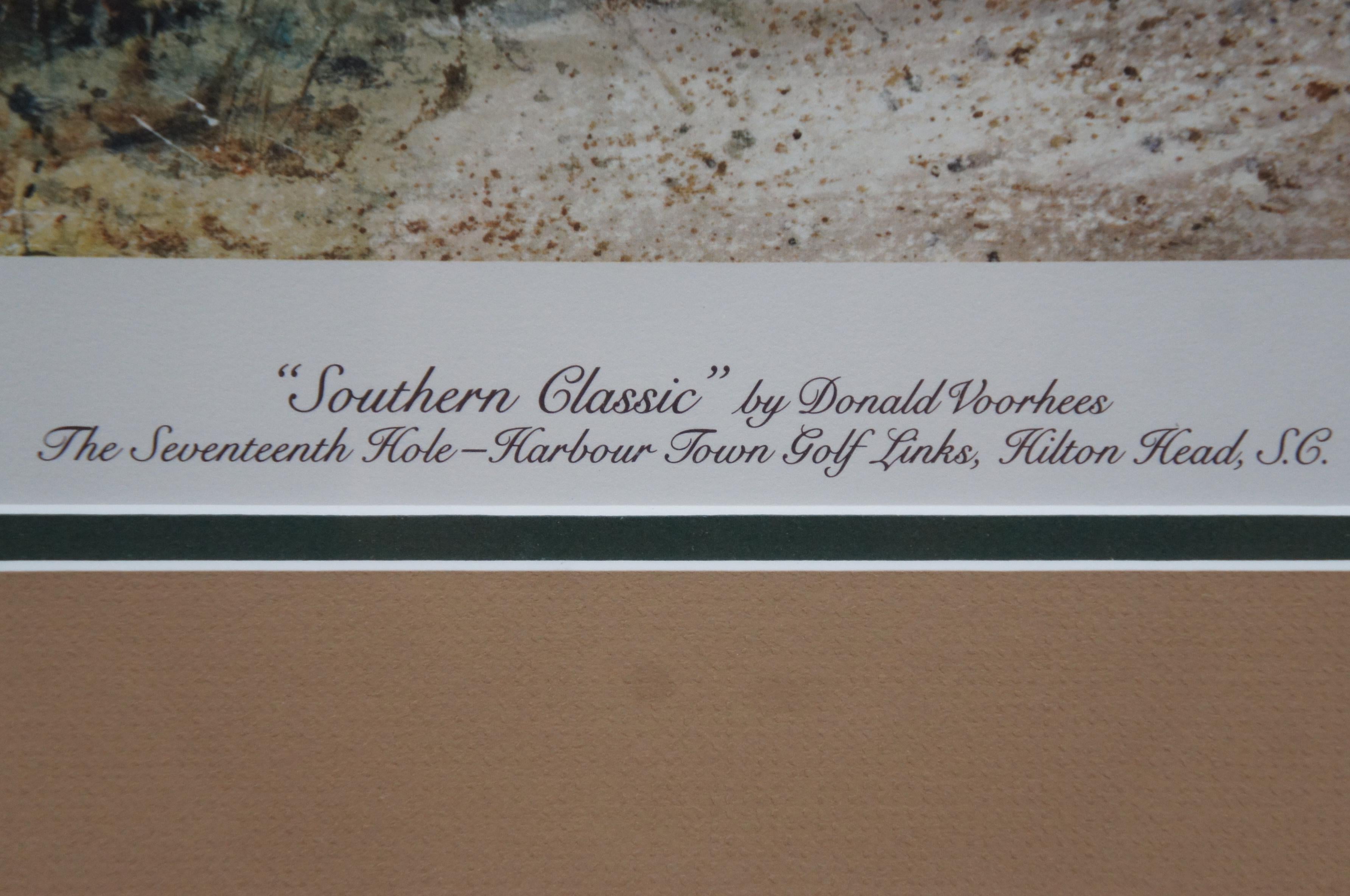 Donald Voorhees Southern Classic 17th Hole Harbour Town Hilton Head Golf Print 4