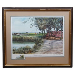 Donald Voorhees Southern Classic 17th Hole Harbour Town Hilton Head Golf Print