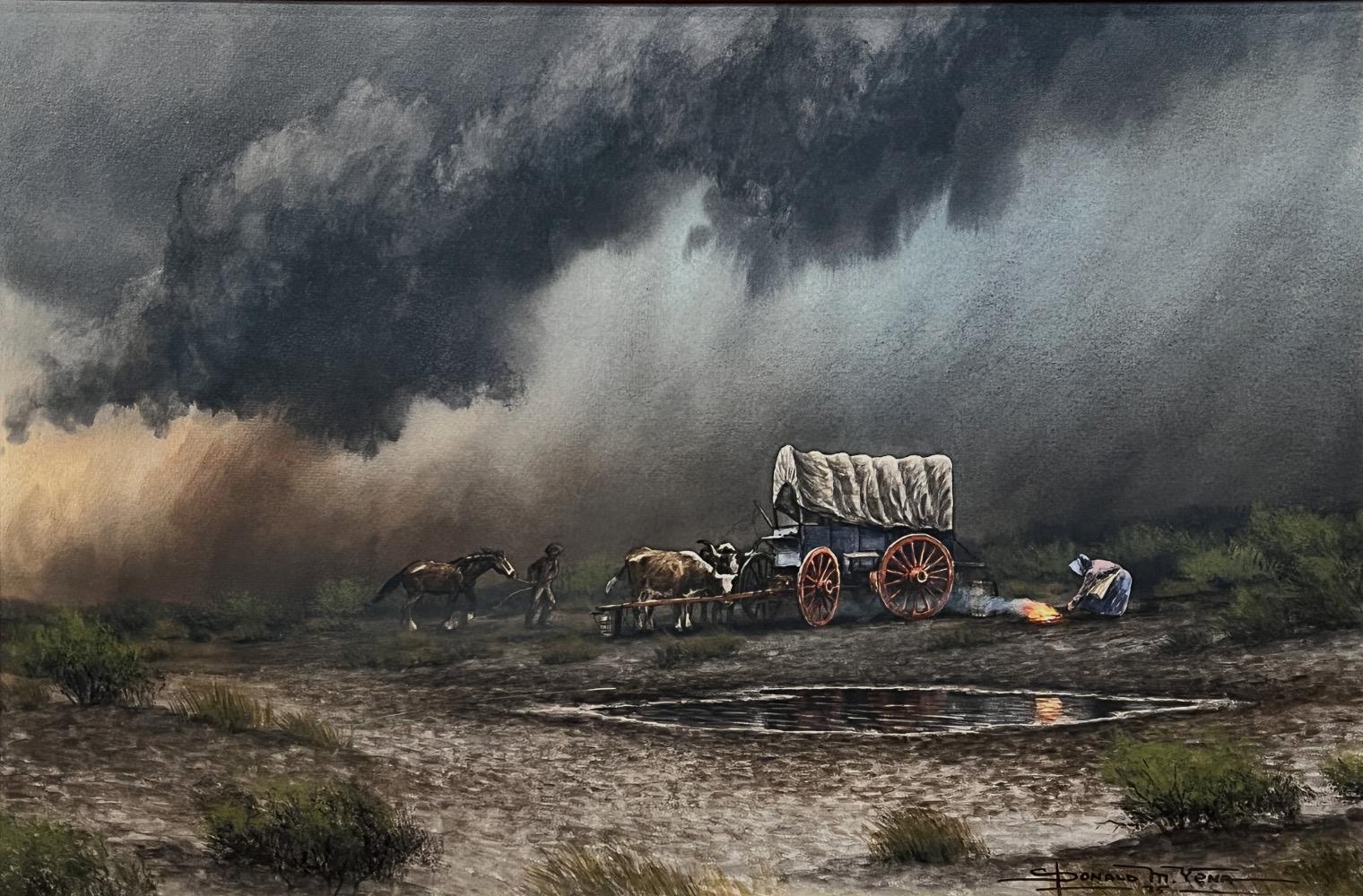 Donald Yena
(1933- )
Artista de San Antonio
Tamaño de la imagen: 20 x 30
Tamaño del marco: 28 x 38
Técnica Acuarela
Fechado en 1975
