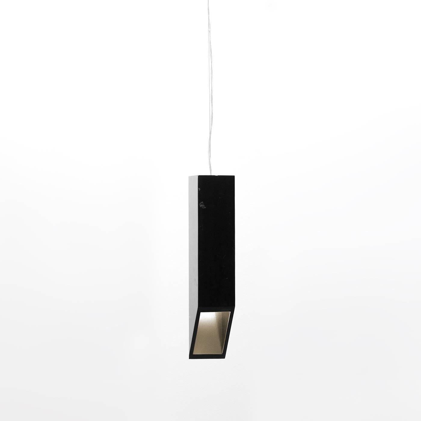 Designed by Joe Gentile and Fabio Crippa of Studio ADL, this ceiling lamp will make a statement in a contemporary living room or dining room and can be displayed alone or combined with the other pieces from the Donatello collection. Its simple