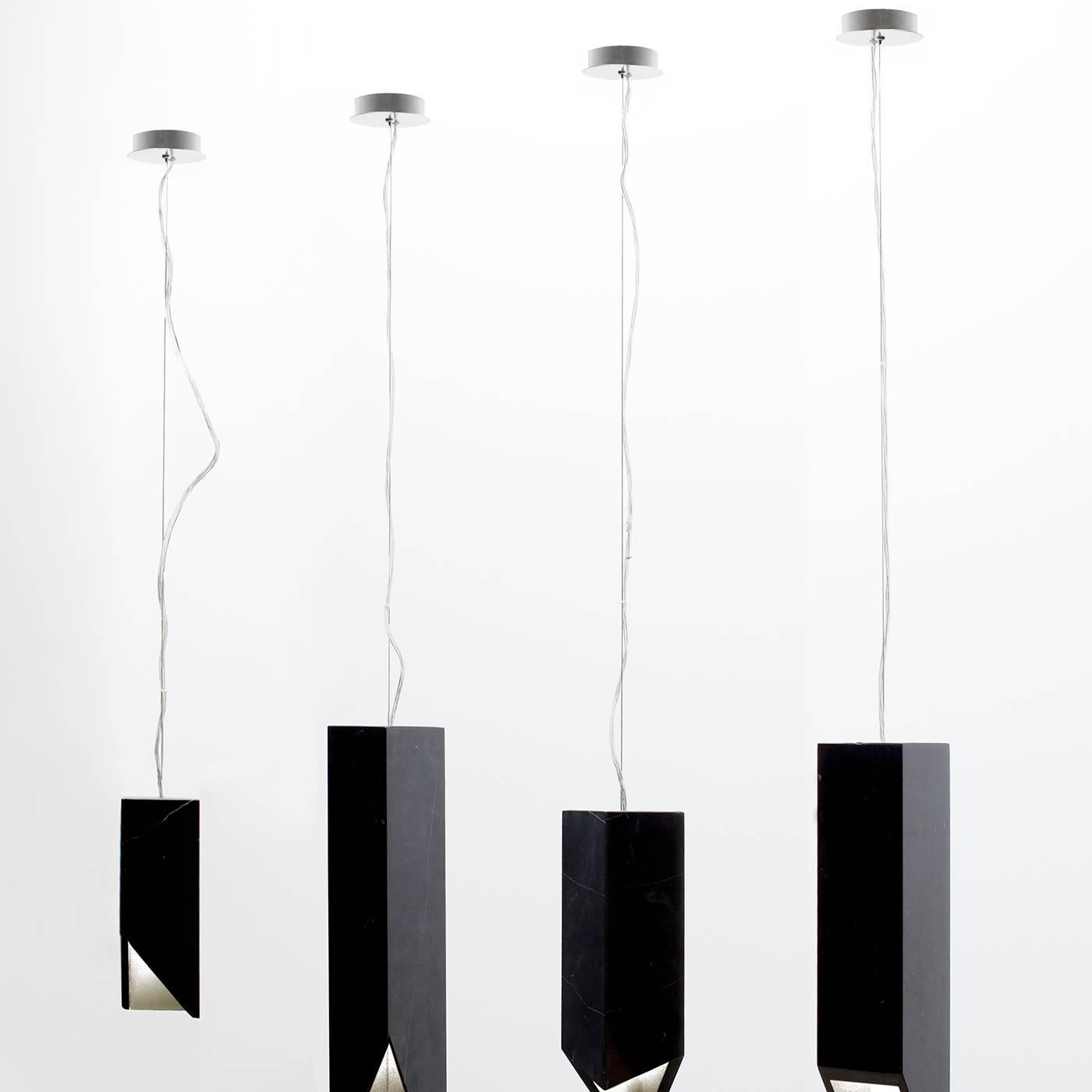 Designed by Joe Gentile and Fabio Crippa of Studio ADL, this ceiling lamp was named after one of the most influential Renaissance sculptors. The simple lines and harmonious proportions of the piece recall the grace of classical proportions, while