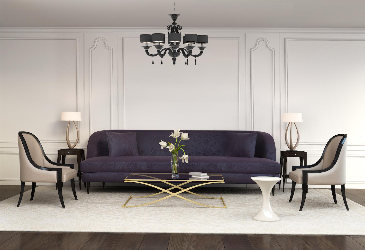 Metallo DONATELLO Lampadario Ovale 8 Luci in Vetro di Murano – Design Artistico Italiano in vendita