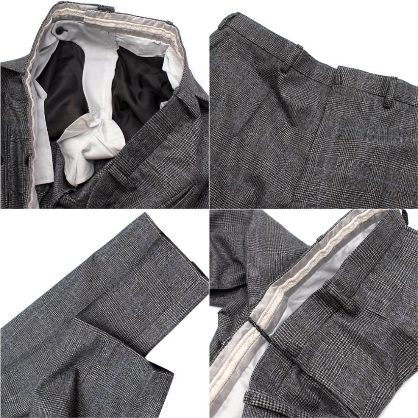 Donato Liguori Grey Single Breasted Hand Tailored Suit - Size Estimated XL 4