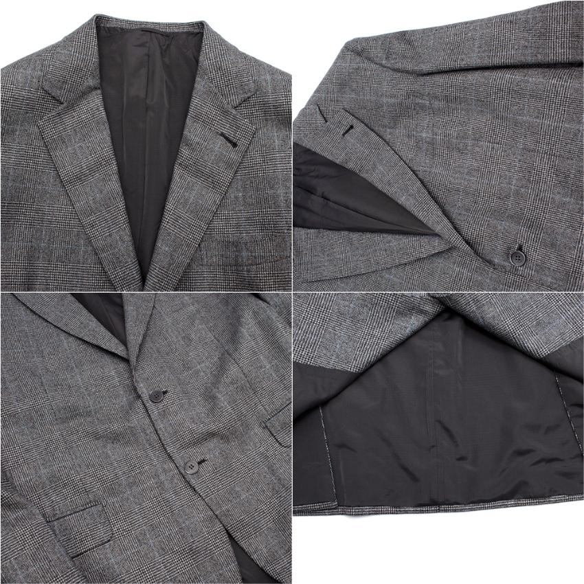 Donato Liguori Grey Single Breasted Hand Tailored Suit - Size Estimated XL In New Condition In London, GB