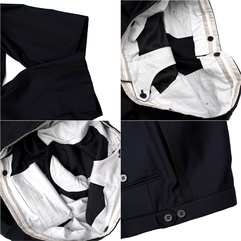 Donato Liguori Hand Tailored 2-Piece Evening Suit - Size Estimated XL For Sale 2