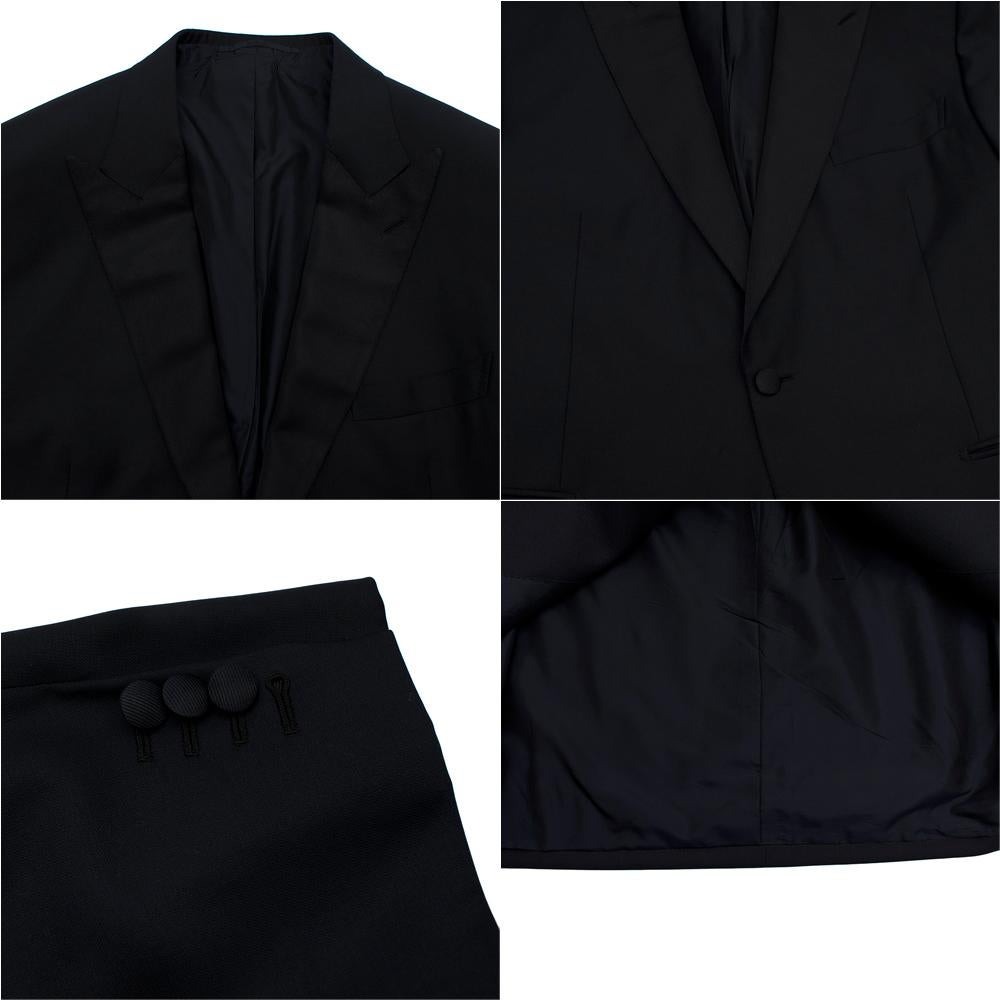 Women's or Men's Donato Liguori Hand Tailored 2-Piece Evening Suit - Size Estimated XL For Sale