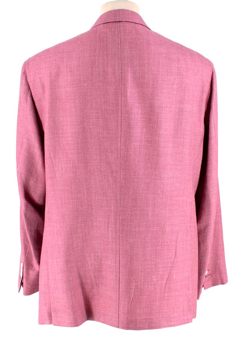 tailored pink jacket