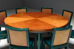 Ensemble de salle à manger Donau par Ettore Sottsass et Marco Zanini pour Leitner, Italie, années 1980