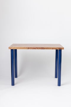 "Donau" Prototype Blue Table by Ettore Sottsass & Marco Zanini for Leitner, 1986