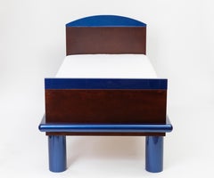 "Donau" Single Bed by Ettore Sottsass and Marco Zanini for Leitner, 1986