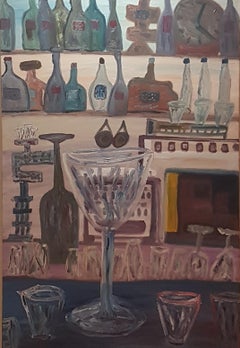 Israeli Contemporary Art by Dondi Schwartz - At the Bar 