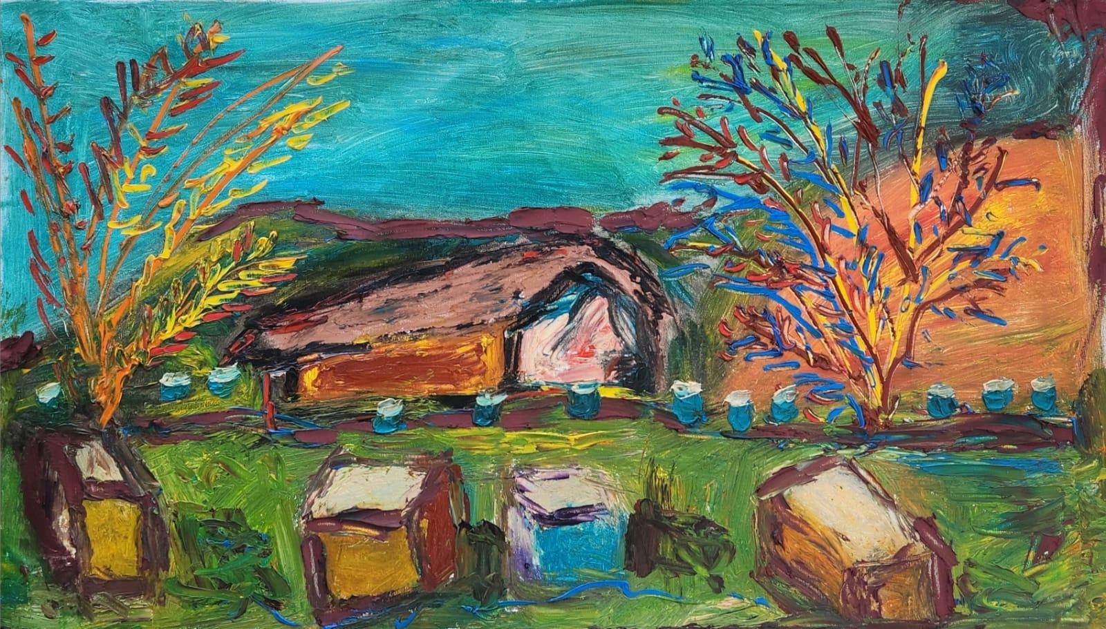 Zeitgenössische israelische Kunst von Dondi Schwartz - Boker Tov