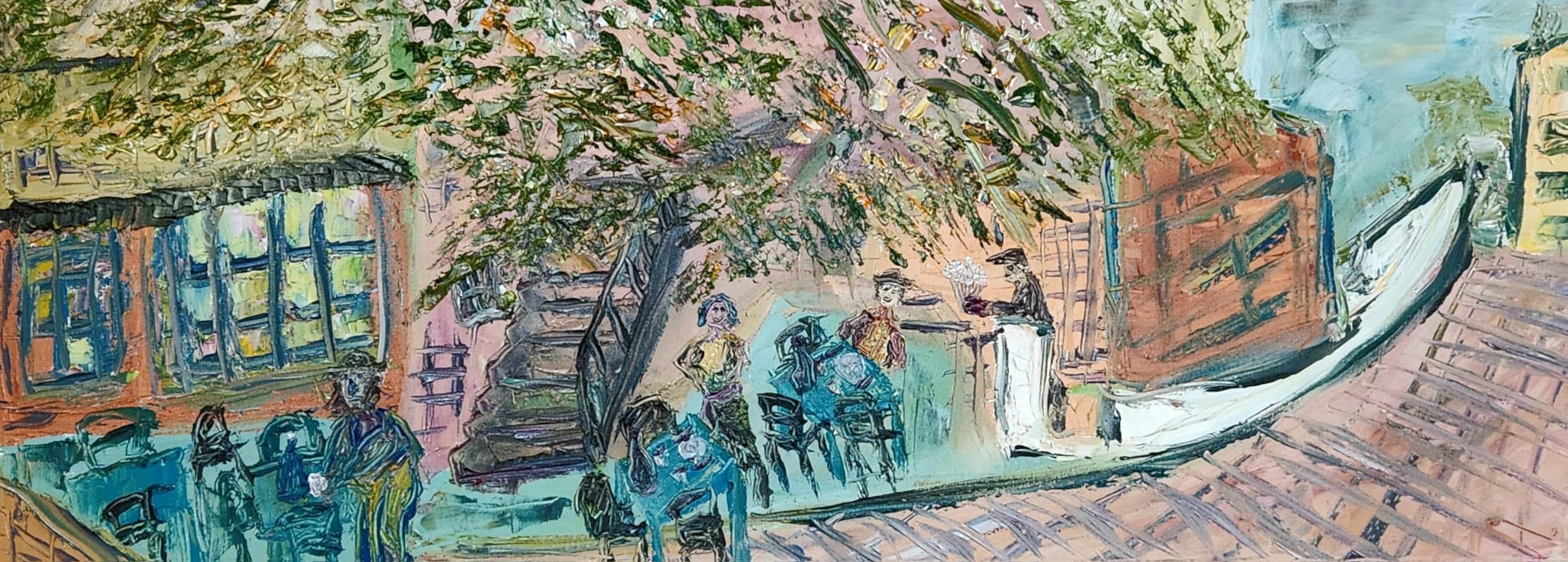 Óleo sobre lienzo 

Dondi Schwartz es un artista israelí nacido en Canadá en 1961 que vive y trabaja en el kibbutz Beeri, en el Néguev (Israel). Schwartz estudió arte en la Escuela de Arte Avni de Tel Aviv, en el Taller Kibbutz de Pintura y