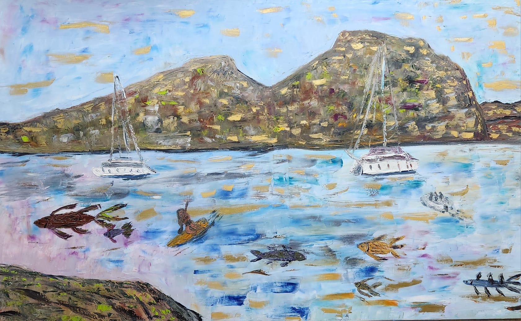 Olio su tela 

Dondi Schwartz è un artista israeliano nato in Canada nel 1961 che vive e lavora nel Kibbutz Beeri, nel Negev, in Israele. Schwartz ha studiato arte presso la Avni School of Arts di Tel Aviv, il Kibbutz Workshop for Painting and