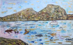 Israeli Contemporary Art by Dondi Schwartz - Greek Island