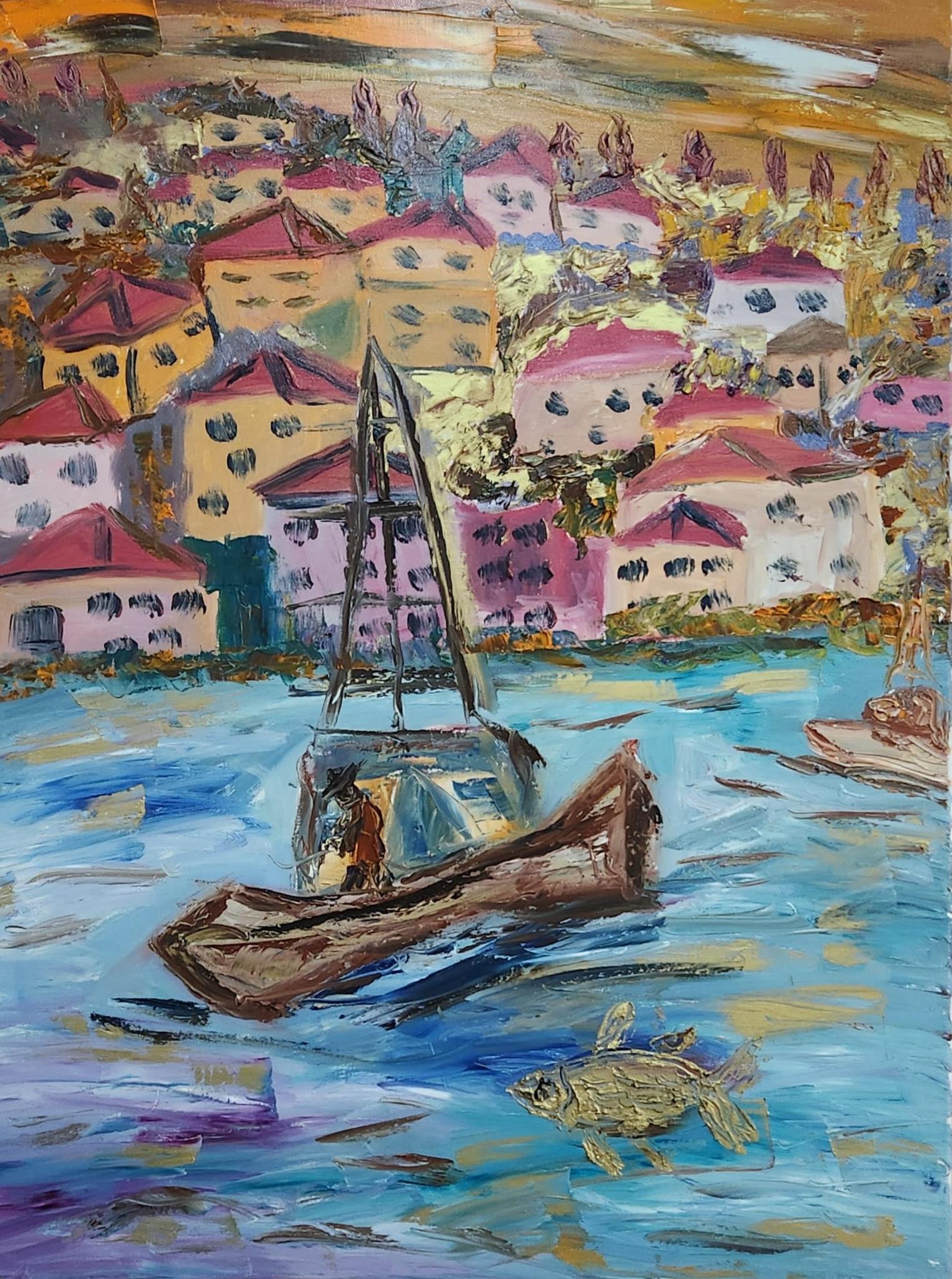 Olio su tela 

Dondi Schwartz è un artista israeliano nato in Canada nel 1961 che vive e lavora nel Kibbutz Beeri, nel Negev, in Israele. Schwartz ha studiato arte presso la Avni School of Arts di Tel Aviv, il Kibbutz Workshop for Painting and