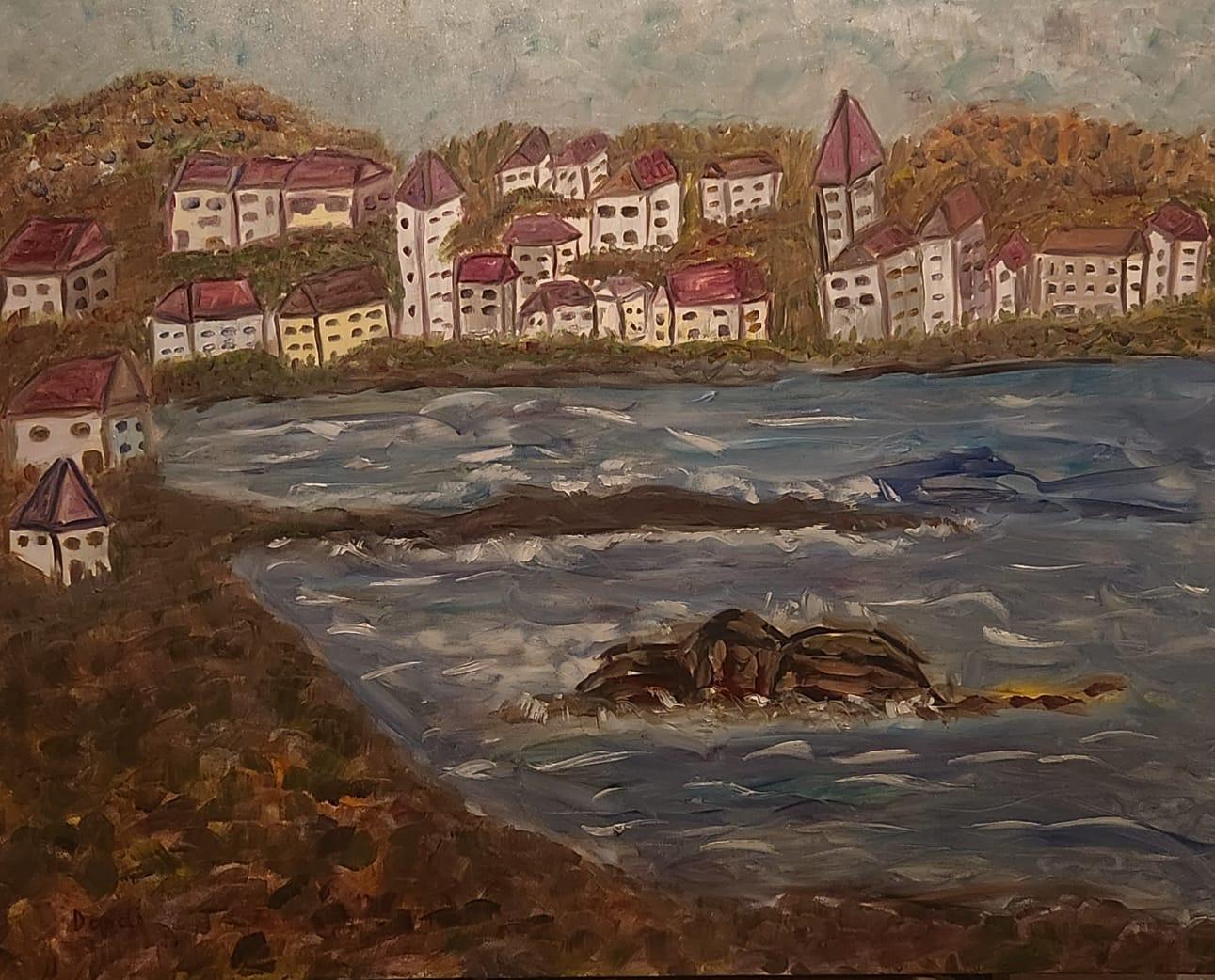 Huile sur toile

Dondi Schwartz est un artiste israélien né au Canada en 1961 qui vit et travaille dans le kibboutz Beeri, dans le Néguev, en Israël. Schwartz a étudié l'art à l'Avni School of Arts de Tel Aviv, au Kibbutz Workshop for Painting and