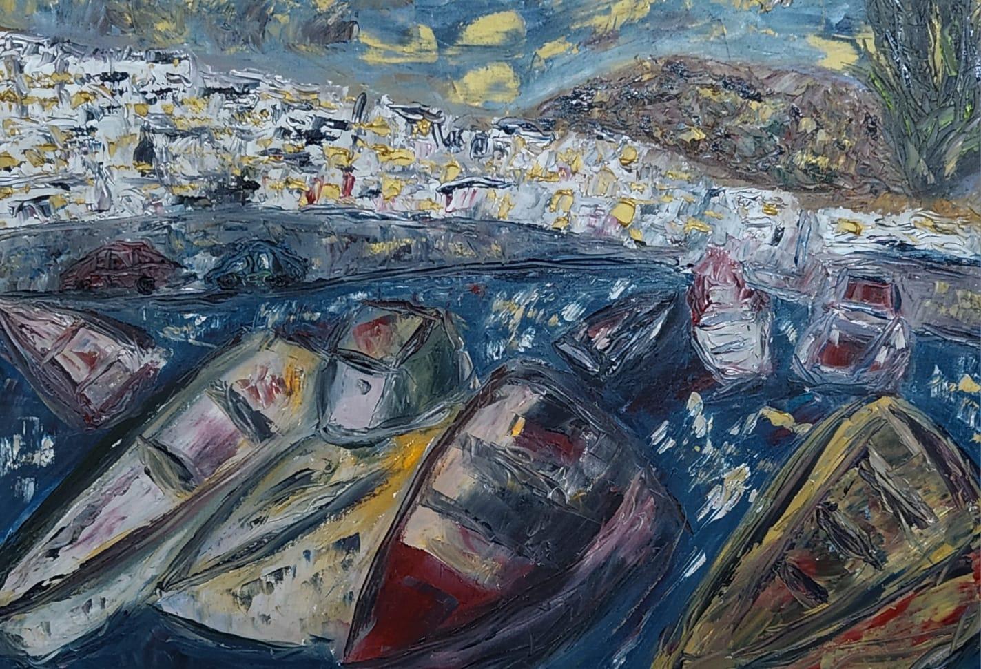 L'arte contemporanea israeliana di Dondi Schwartz - Porto di Lifkada, Entrata a Nightim