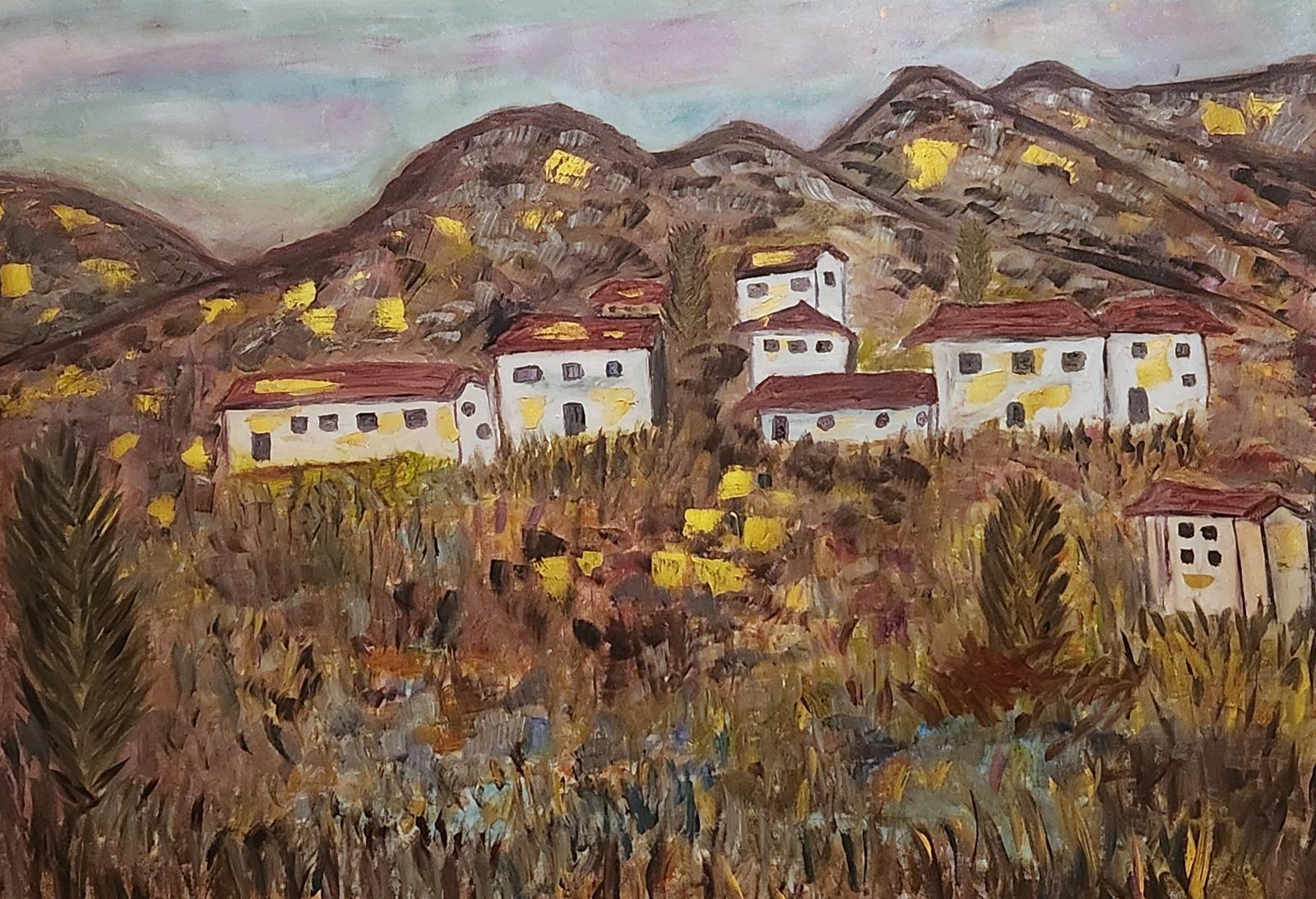 Óleo sobre lienzo

Dondi Schwartz es un artista israelí nacido en Canadá en 1961 que vive y trabaja en el kibbutz Beeri, en el Néguev (Israel). Schwartz estudió arte en la Escuela de Arte Avni de Tel Aviv, en el Taller Kibbutz de Pintura y Escritura
