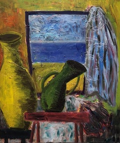 Israeli Contemporary Art by Dondi Schwartz - Still Life by the Sea 